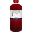 Vrai Or colloïdal – 50 ppm - 99,99+% Pureté - 500 mL (16,9 Fl Oz) en bouteille en plastique sans BPA - Fabriqué aux États-Unis