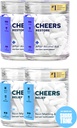Cheers R&R Combo | Restore + Relief | Fühlen Sie sich besser nach dem Trinken und unterstützen Sie Ihre Liver | DHM, L-Cystein, Milchdistel, Ingwer, Weiß Willow Bark, Koffein, L-Theanine | 24 Dosierungen Jede | Ergänzungen