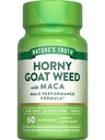 Nature's Truth Horny Goat Weed mit Maca | 60 Pulver Extrakt Kapseln | Vegan, Non-GMO und glutenfreie Ergänzung