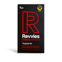 Revvies Energy Strips | Tropical Hit | 50 Strips | 40mg Koffein Streifen | 2 Streifen = Kaffee / Energy Drink | Weniger als 2 Kalorien | Vegan | 10 x 5PK
