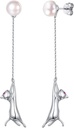 SILVERCUTE 925 Sterling Silber Ohrringe für Damen, Silber Cat/Dinosaur/Devil Horn/Leaf/Snake/Skeleton Verschiedene Stud Ohrringe oder Ohr Manschetten