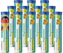 T&D supplément d'oxyde de magnésium allemand de comprimés effervescents d'orange – 200 mg de magnésium par portion de sucre sans, Vegan Pharma – Fabriqué en Allemagne