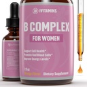 B Complex Vitamins for Women | Hilft zur Verbesserung der Gehirnfunktion, Verdauung, Energie, & More | B Vitamins Complex für Frauen | Vitamin B Complex | B Complex Vitamins | B12 Complex | 1 fl oz