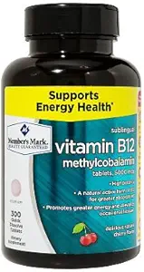 Les membres marquent la vitamine B12 5 000 mcg (3 paquets)