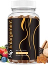Gummies de bottes, Gummies du corps courbe, Supplément de soutien aux femmes, Amélioration de l'entraînement, Fenugreek, Berry Flavored, 60 comtes