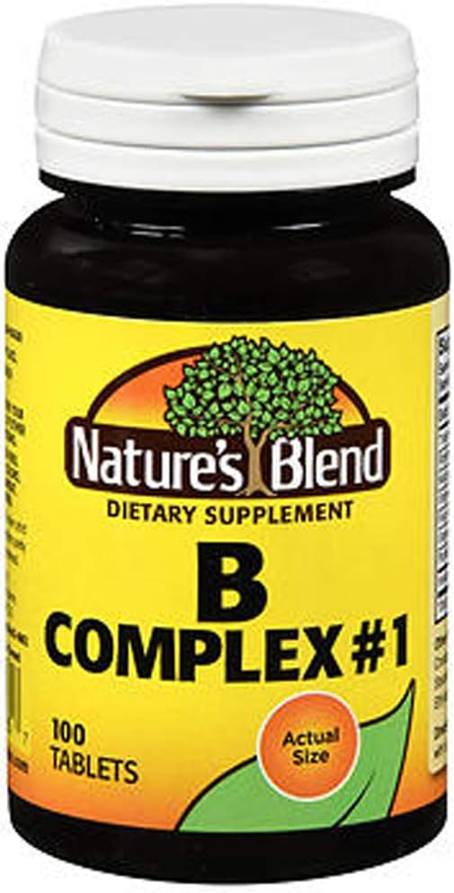 Nature's Blend B Complex #1 Tablets - 100 ct, Packung mit 3