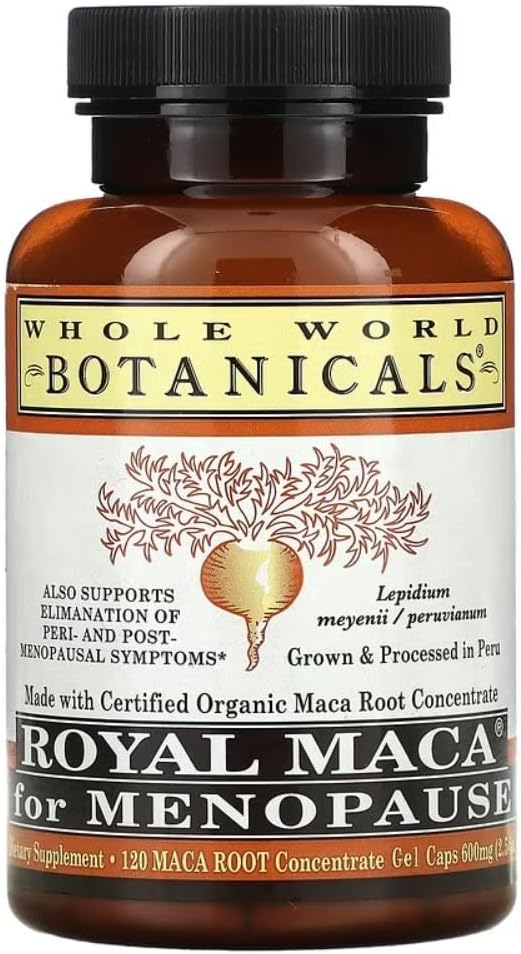 Ganze Welt - Royal Maca 120 Gel Caps - Menopause Support