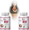2 Pack Butt and Breast Enhancer pour les femmes - Améliorer Capsule d'agrandissement du sein - Capsule d'amélioration du sein pour les femmes - Soins personnels modernes pour les femmes