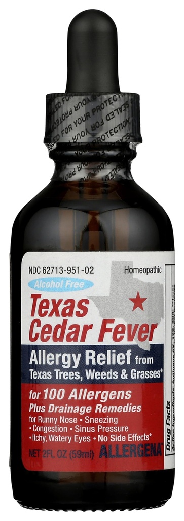 PROGENA Allergena Texas Cedar Fever (2 Fl Ounce, adulte)
