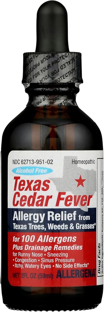 PROGENA Allergena Texas Cedar Fever (2 Fl Ounce, adulte)