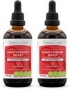 Secrets de la tribu - La pression artérielle Secret, formule de circulation saine, supplément à base de plantes Mélange gouttes sans alcool extrait liquide (2x4 fl oz)
