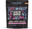 Cave Pets, Super Chomp Tablets, Dog Probiotic Supplement für Verdauungsmedizin, Multi-Glandular & Probiotics, 60 Tabletten