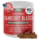 iHeartDogs Extra Strength Urinary, Bladder & Kidney-Unterstützung für Hunde – Cranberry, D-Mannose & Echinacea hilft Urinary Tract Health zu erhalten, stärkt Weak & Incontinent Bladder