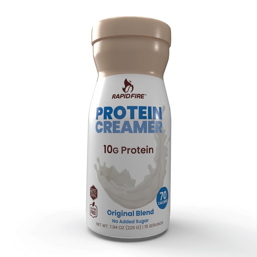 Protein Creamer, Original Blend, Keto Friendly, 10g Protein mit Vitaminen und Mineralstoffen, 15 Portionen, May Boost Stoffwechsel und Energie erhöhen, Multi