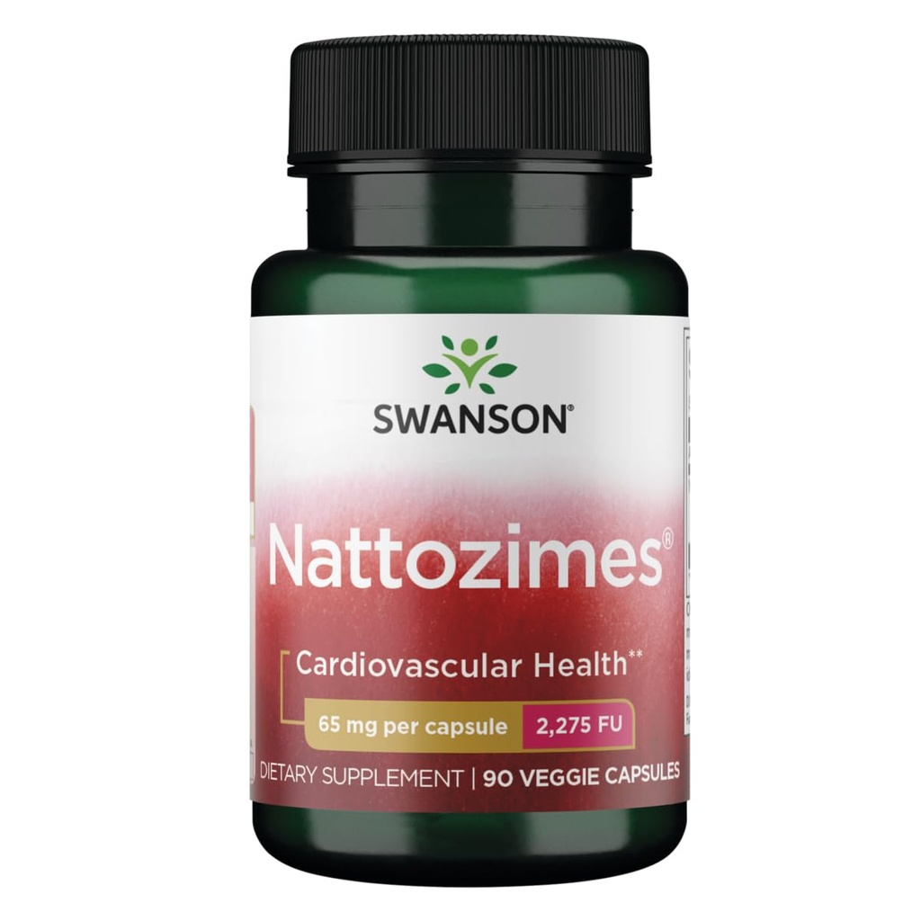Swanson Nattozimes 65 Milligramme/2275 Fu 90 Veg Kapseln Enzyme