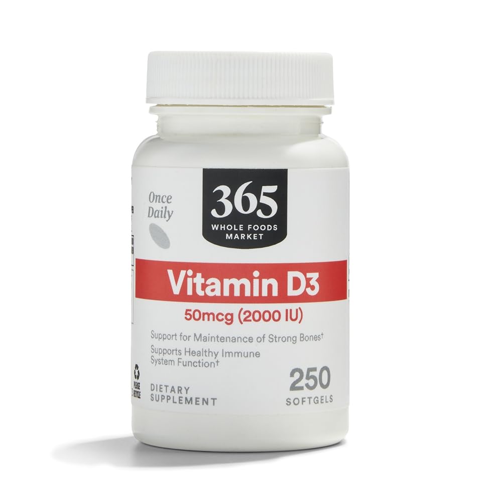 365 von Whole Foods Market, Vitamin D3 2000 IU, 250 ct