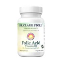 Dr. Clark Folsäure (Vitamin B9) Beilage – 1mg, 100 Gelatinekapseln, essentielles B Vitamin für tägliche Gesundheit