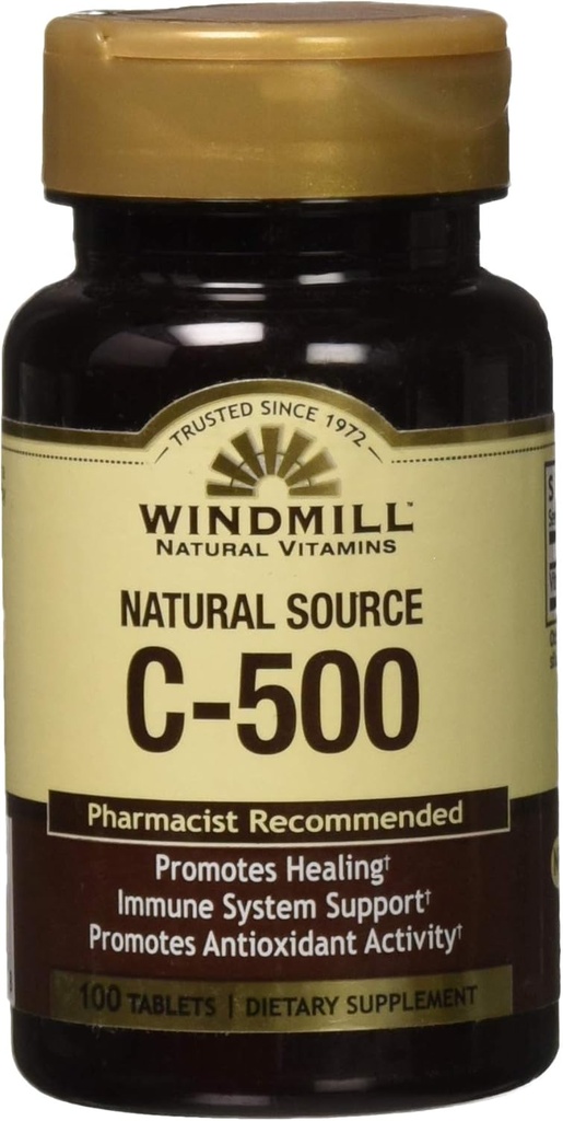 Moulin à vent Vitamine-C 500mg (paquet de 1)