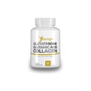 Junge+ Glutathion, Glutaminsäure und Kollagen. Antioxidante Ergänzung - 1000mg, 60 Kapseln