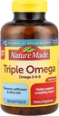 Dreifach Omega 3-6-9, 150 Softgels Wertgröße, Omega Ergänzung für Herzgesundheit