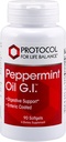 Protokoll Peppermint G.I. - für Verdauungshilfe* - mit Peppermint, Ginger Oil & Fennel Oil - Enteric-Coated - Dairy Free & Halal - 90 Softgels