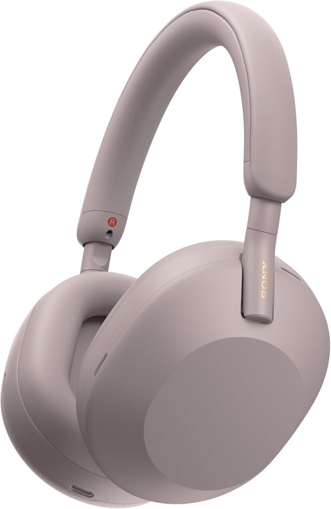 Sony WH-1000XM5 Premium Geräusche abbrechende drahtlose Kopfhörer, Auto NC Optimizer, 30-Stunden-Batterie, Alexa Voice Control, Smoky Pink