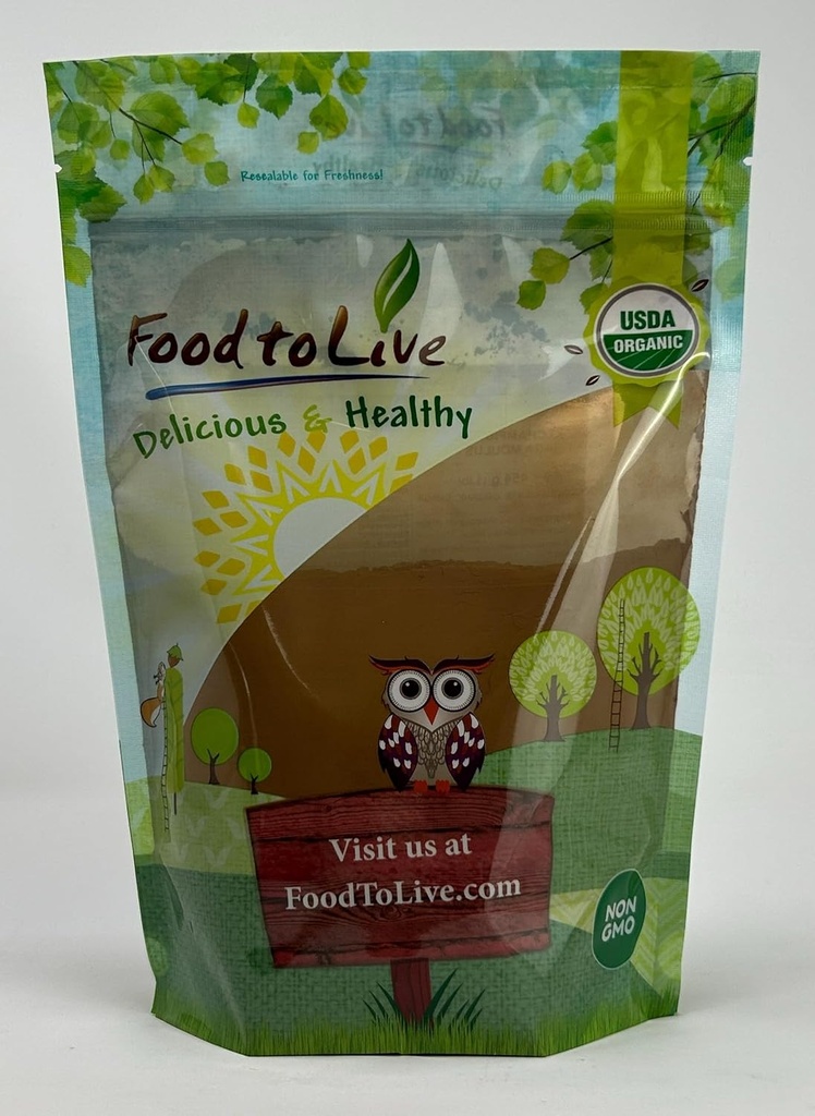 Essen zu leben Bio Chaga Pilzpulver, 1 Pfund – Alle natürlichen Vegan Superfood für Immunität und ganzheitliche Wellness. Reich an Antioxidantien und Nährstoff-Packed. Nicht-GVO. 100% rein. Kosher
