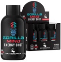 Gorilla Mind Energy Shots (Pack mit 6) - Verbesserter Fokus & Energie, Zuckerfrei, Fast-Acting, Potente Formel mit Vitaminen & Natürliche Extrakte (Black Cherry Vanilla)