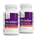 Terry Natürlich Tri-Iodine - Nahrungsergänzungsmittel für Brust- und Prostata-Gesundheitsunterstützung - Gesunde Schilddrüse-Funktionsergänzungsmittel - 3 mg, 90 Kapseln, 2 Packung