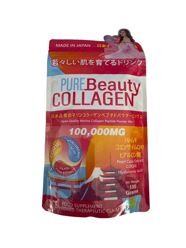 100 000mg Mélange de poudre de collagène marin
