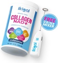 Ikigai Collagen mit NAD+ (30 Servierungen) - Non-GMO, Gluten-Free, Paleo, Kosher - Kein Geschmack, enthält kostenlose Getränke Mixer