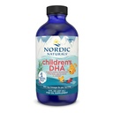 Enfants nordiques naturels DHA, fraise - 8 oz pour les enfants - 530 mg Oméga-3 avec EPA et DHA - Développement et fonction cérébrale - Non-OGM - 96 portions