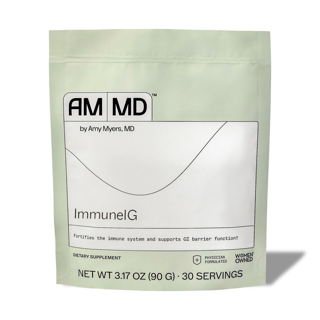 Amy Myers MD ImmuneIG - Colostrum Alternative für Immunfunktion & GI Barrier Support - Replenish Immunoglobulins - Excrete Unwanted Substances - Dairy-Free - 3.17 Unze (30 Servierungen)