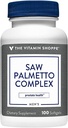 Saw Palmetto Complex 160mg - Ergänzung für Prostata-Gesundheit, leicht zu schlucken Softgels (100 Softgels) von The Vitamin Shoppe