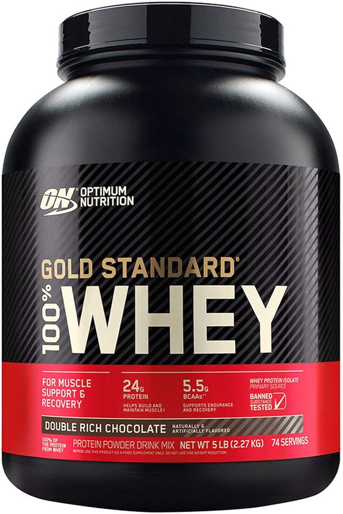 Nutrition optimale, 100% WHEY Gold Choc 5LB