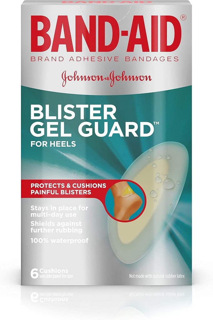 Bandes adhésives de marque Band-Aid, Coussins de plaquette de guérison avancé, 6 comtes