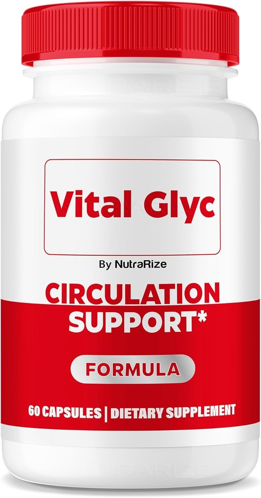 Vital Glyc Capsules - Official Blood Support Formula, Vital Glyc Blood Vessel Cleaner, Vital Glyc Glyco Optimizer Pills, unterstützt Gesamtgesundheit & Wellness, Vital Glyc Powder (60 Kapseln)
