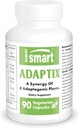 Supersmart Adaptix (Advanced Formula) - 8-in-1 Pflanzenextrakte - Adaptogen Kräuter mit Ashwagandha, Astragalus, Ginseng, Reishi | Non-GMO & Gluten Free - 90 Vegetarische Kapseln