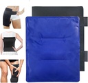 Gel Soft Paquets de glace flexibles pour blessures - Congélateur réutilisable Paquet froid, traitement à froid chaud Pâte de gel de refroidissement pour épaule, hanche, genou, dos, jambe, blessure, gonflement, ecchymoses, chirurgie - 11" x 14"