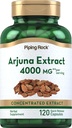 Piping Rock Arjuna Extrakt | 4000 mg | 120 Kapseln | von Arjuna Bark Herb | Konzentrierte Kräuterergänzung | Non-GMO, Glutenfrei