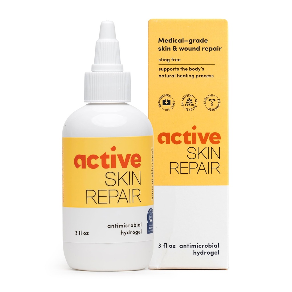 Aktive Hautreparatur Erste Hilfe Heilung Haut Hydrogel - Natürliche und nicht-Toxische Reparatur Salbe mit Hypochlorsäure für Minor Cuts, Wounds, Scrapes, Rashes, Sunburns, & More, 3 oz