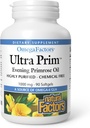 Facteurs naturels Ultra Prim Huile de Primrose 1000mg, une source naturelle de GLA Oméga-6, 90 Softgels