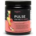 LEGION Pulse Pre Workout Supplement - Alle natürlichen Stickstoffoxyd Preworkout Trinken, um Energie zu steigern, Kreatin frei, natürlich gesüßt, Beta Alanine, Citrulline, Alpha GPC (Koffeinfreier tropischer Punch)