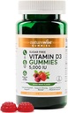 NatureWise Vitamin D3 5000 IU Gummie - Zuckerfreie Mischbeeren Geschmack - Vitamin D Gummie für Erwachsene, unterstützt Immunität, Muskel- und Knochenstärke - Gelatinfrei, Non-GMO- 60 Gummie[1-Monat-Versorgung]