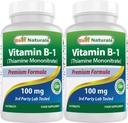 Best Naturals Vitamin B1 als Thiamine Mononitrate 100 mg 120 Tabletten (120 Graf (Pack von 2))