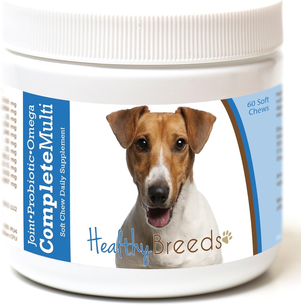 Gesunde Rassen Jack Russell Terrier Alle in einem Multivitamin Soft Chew 60 Count