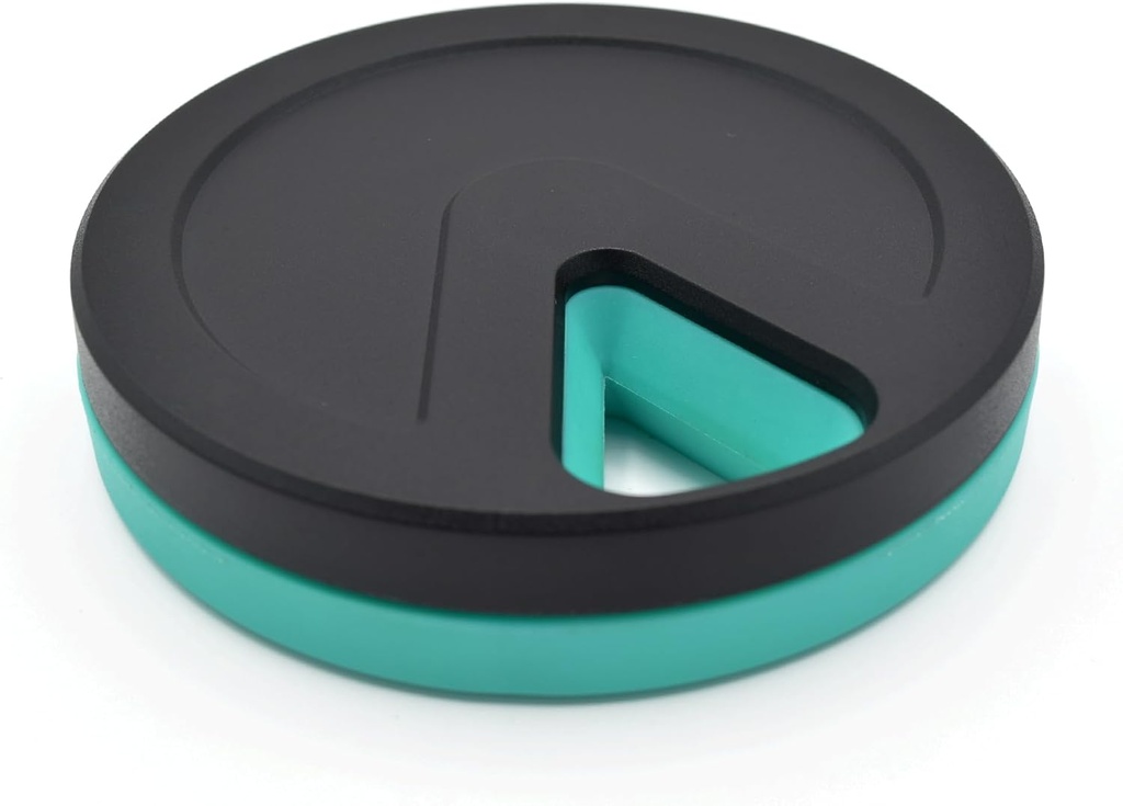 Travel RX Pill Case by Type Two Labs – Weekly 7 Day Pill Box, Compact Magnetic Organizer für Pillen passt Geldbörsen oder Taschen, Rugged Daily Caddy hält Vitamine, Ergänzungen und Medikamente. (Vibrant Teal)