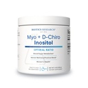 Recherche en biotique Poudre équilibrée B8, Myo inositol et D Chiro inositol, rapport 40:1, santé des femmes, communication neuronale, métabolisme des graisses, santé vasculaire, croissance des cheveux 8 onces