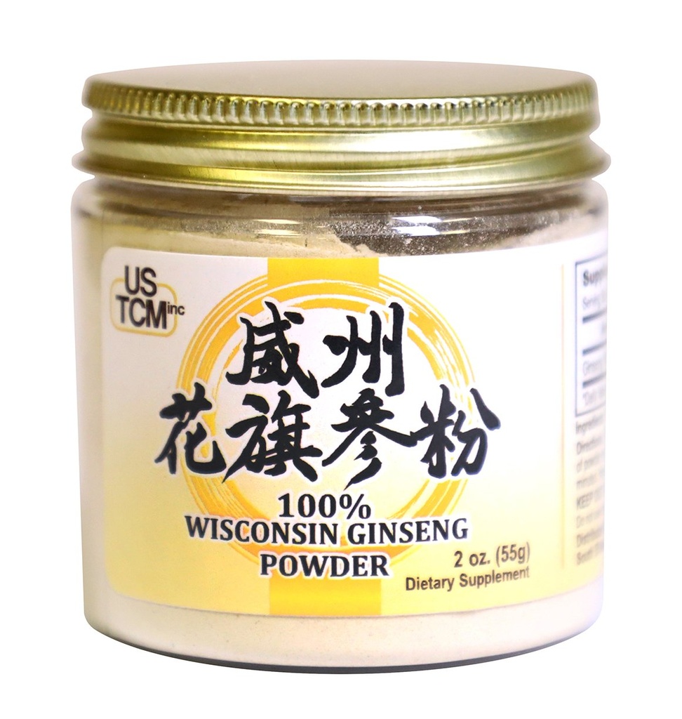 Wisconsin poudre de ginseng américain 120 Mesh (2 oz)