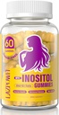 Gommies d'inositol avec Myo-Inositol et D-Chiro Inositol, Vitamine D3,Magnésium Glycinate et zinc - Idéal rapport 40:1 - 30 jours d'approvisionnement-96